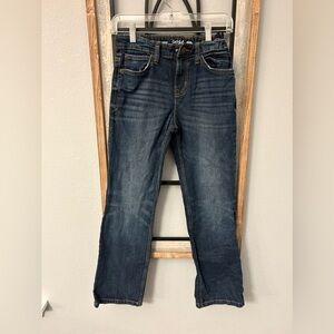 Cat and Jack boys boot cut stretch blue jeans size 14